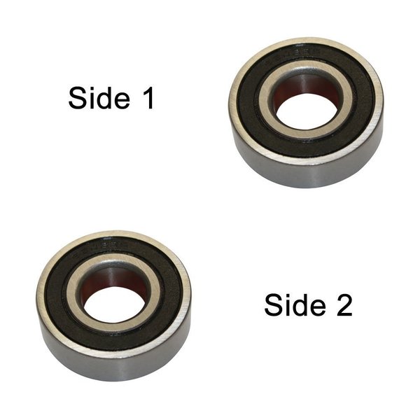 Superior Electric Replacement Ball Bearing - 2 x Seal, ID 15 mm x OD 35 mmx W 11 mm, PK 2 SE 6202-2RS